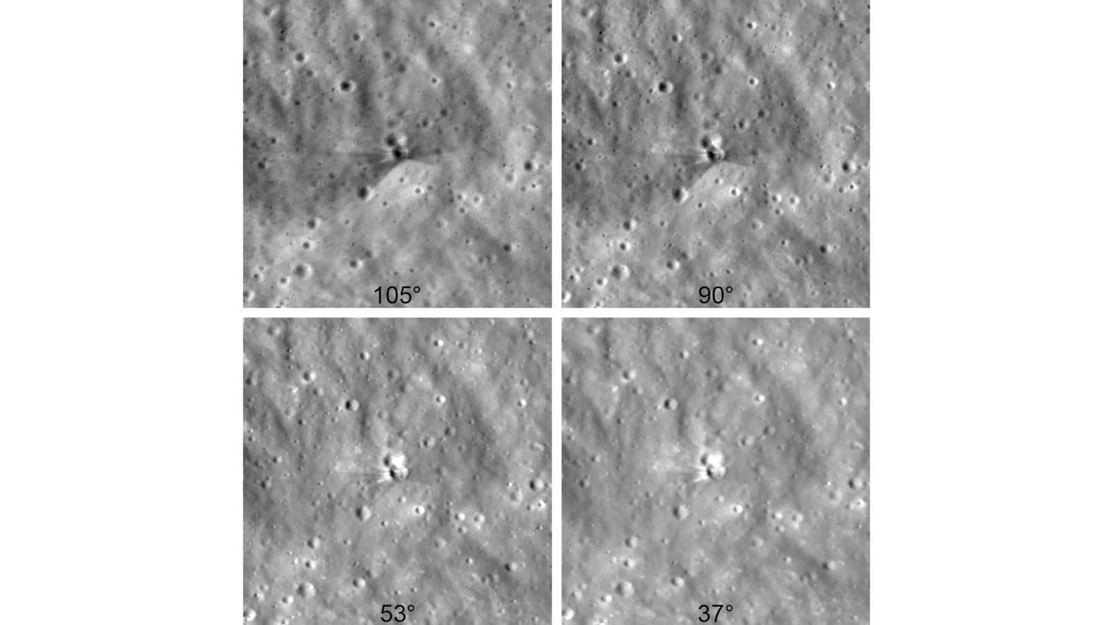 NASA images show crater on the moon caused by SpaceX Falcon 9 crash - Engadget