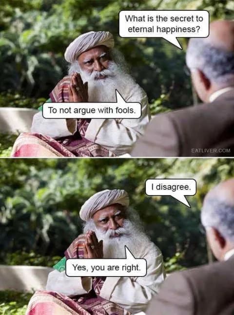 you are right