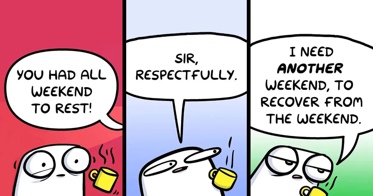 42 Humorous Comics Of A Marshmallow Navigating Everyday Life By Adam Foreman (New Pics)