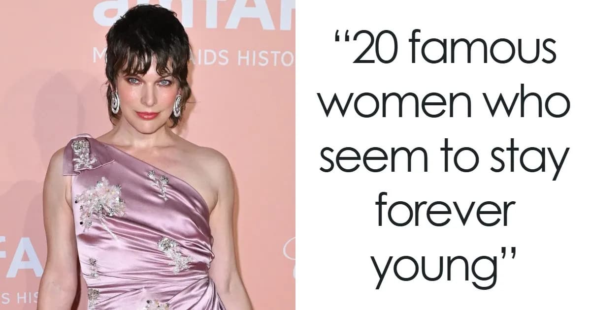 She’s A Vampire: Famous Women Who Look Way Younger Than They Are