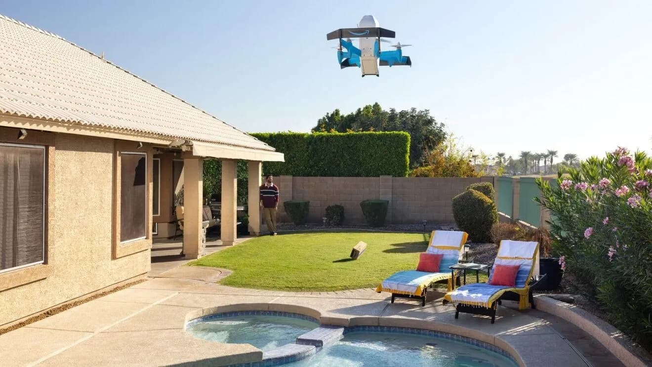 Amazon’s drone deliveries are landing in pools and ponds