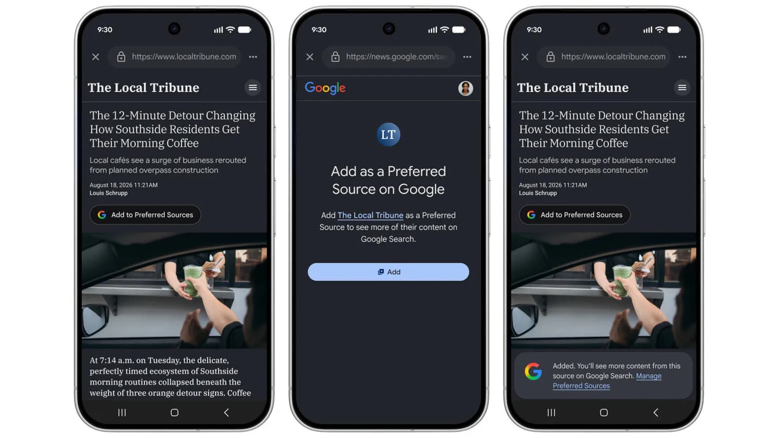 Google now allows you to add your favorite new sources to Search - Engadget