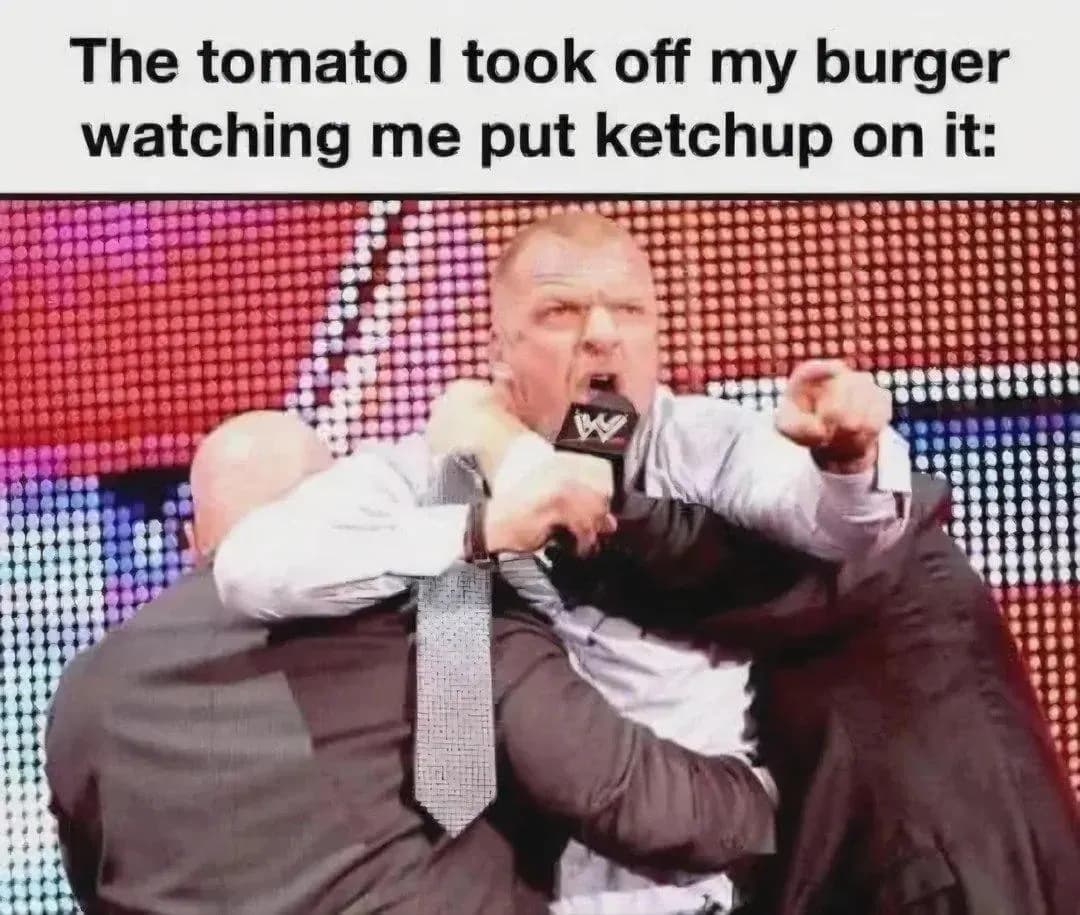 Sorry for the tomatoes