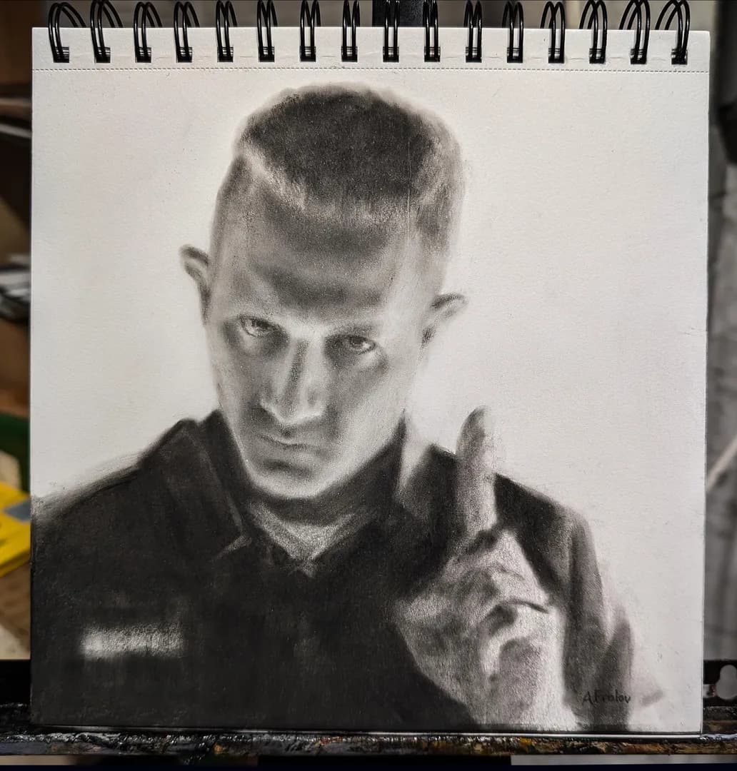 My charcoal practice