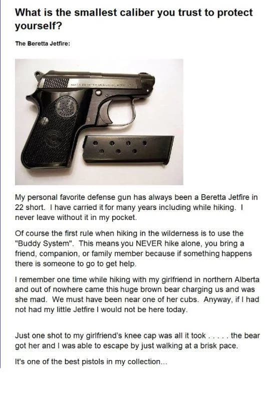 It's a dang good gun 🔫