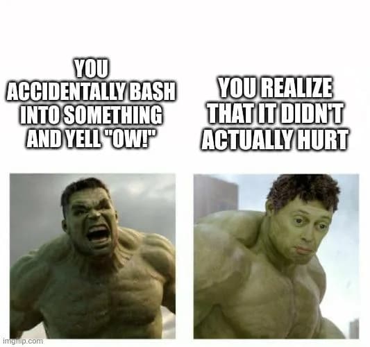 It's not just me, right?