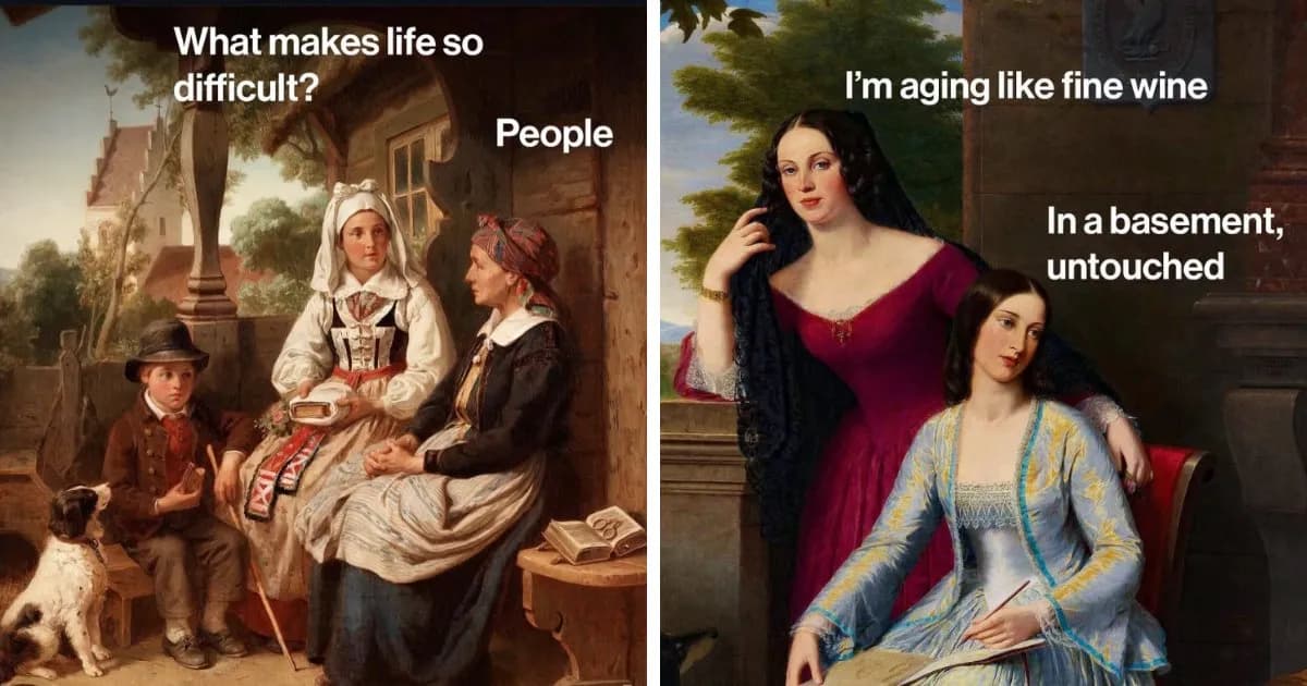 Classical Art Captioned As Modern-Day Memes: 37 New Funny Edits By Varkey
