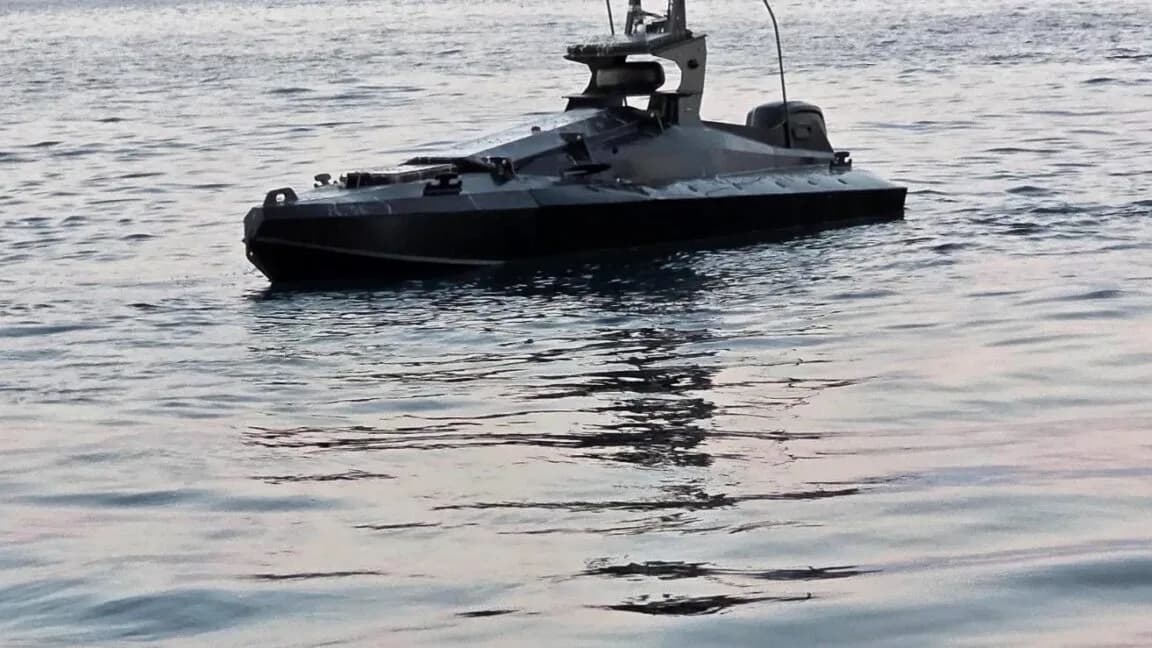 Explosive Russian drone boat destroyed near European offshore gas site