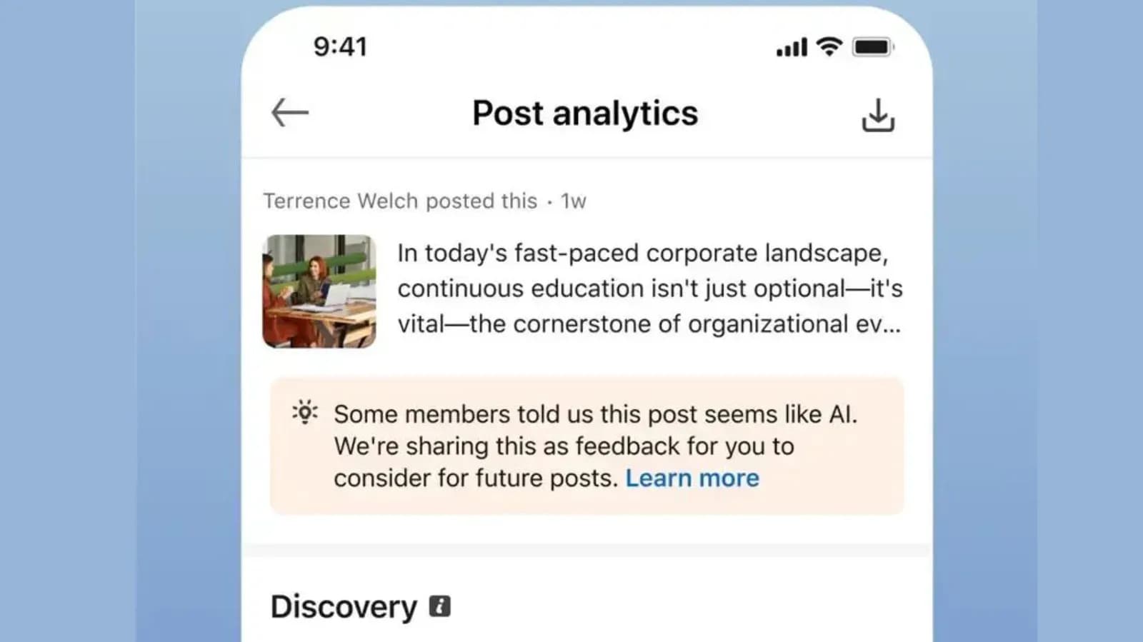 LinkedIn says its AI slop button is working - Engadget