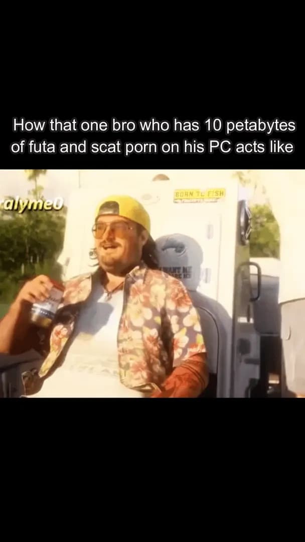 Bro is next level freaky