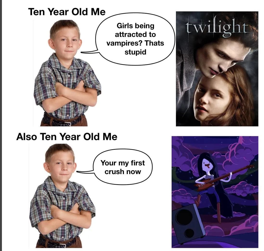 Eh, we can all be attracted to vampires