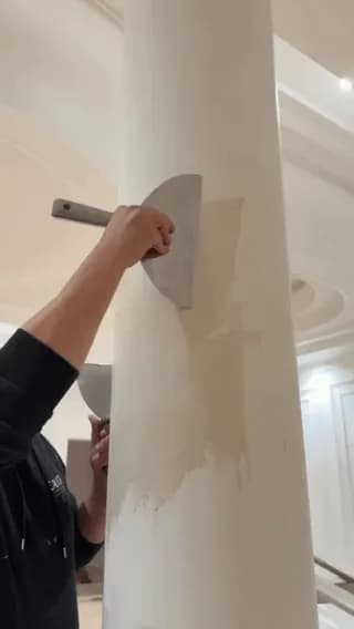 Faux marble painting