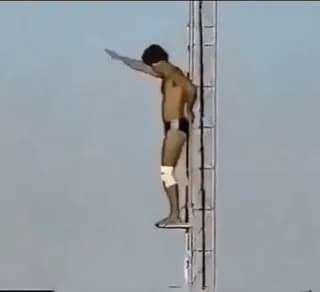 Rick Charls set the high dive record in 1983, which remains unbroken to this day.