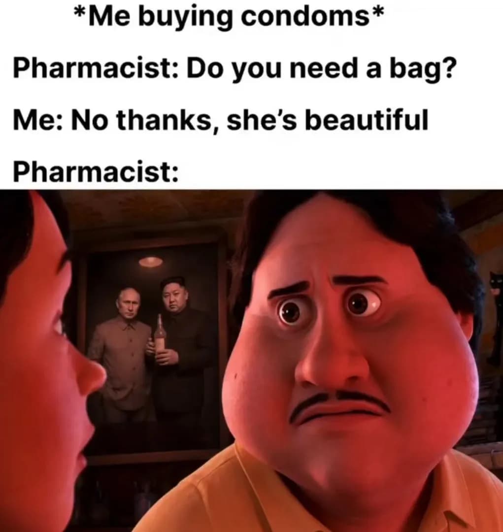 no thanks, she is beautiful