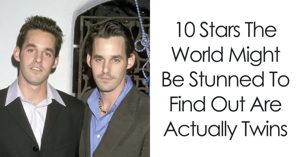 Celebrities Who Secretly Have A Twin Most People Never Knew About