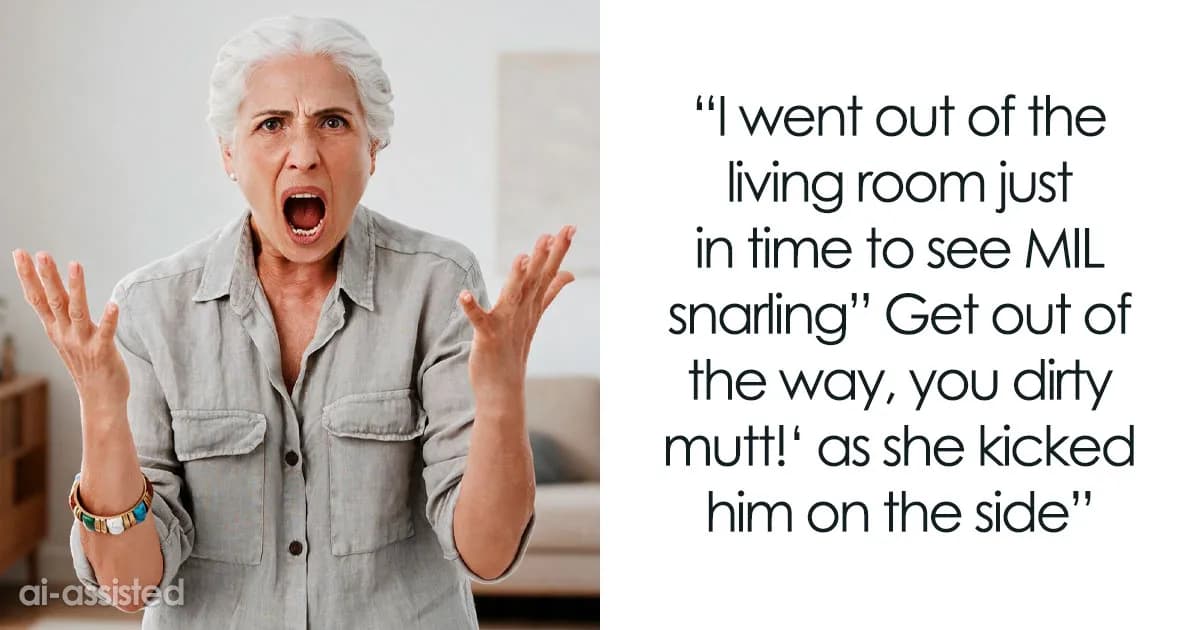 MIL Spends Eight Years Demanding Grandchildren And Ends Her Visits Forever By Kicking A Senior Dog