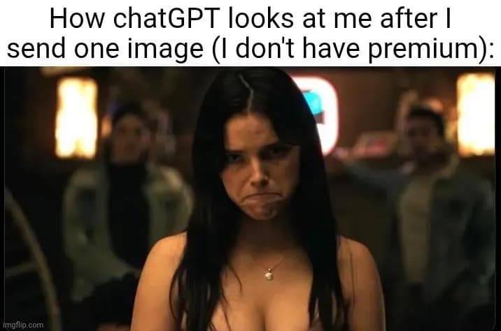 You dare send an image you poor peasant?