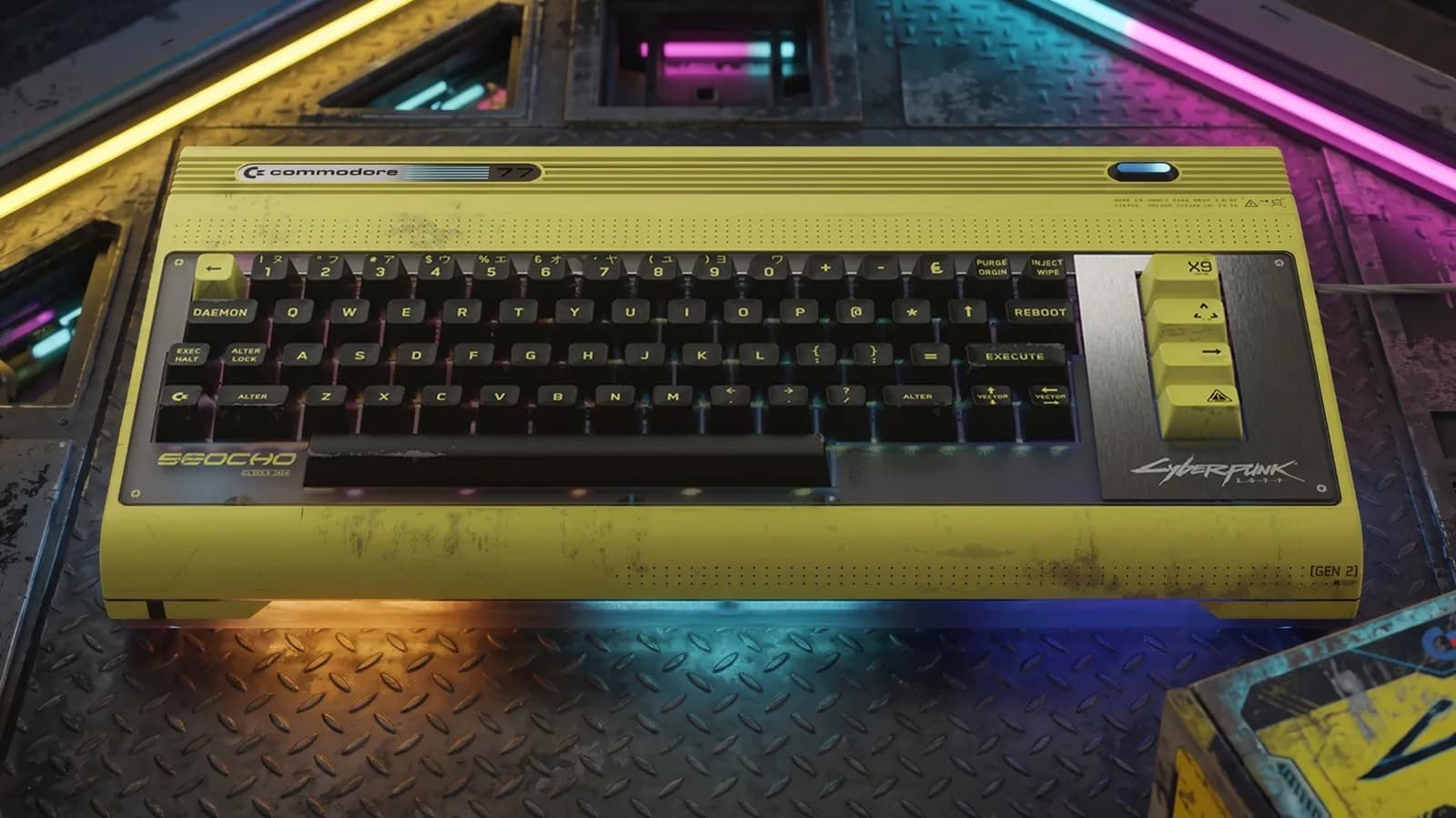 Check out this cool Cyberpunk 2077-edition Commodore 64 - Engadget