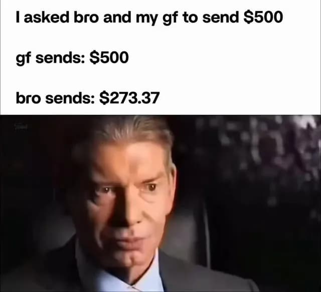 bro sent everything he had