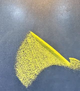 Sand Calligraphy.