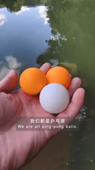 Tiny whirlpool swallowing balls
