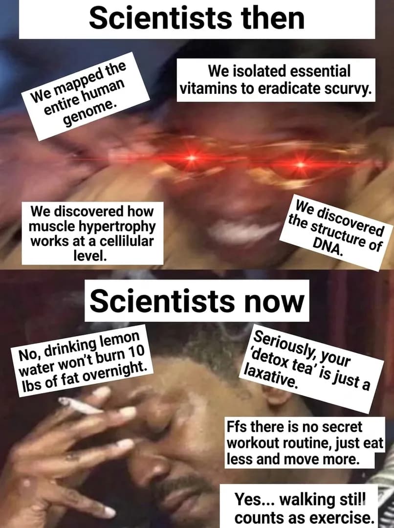 Imagine spending years in grad school just to argue with a wellness influencer