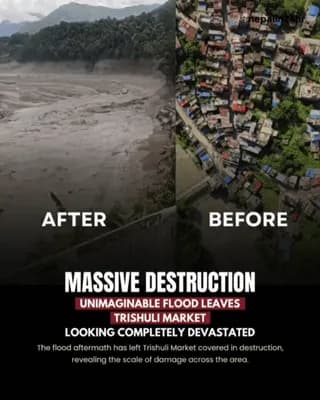 Hundreds of houses thousands of families all gone reduced to nothing in a matter of minutes