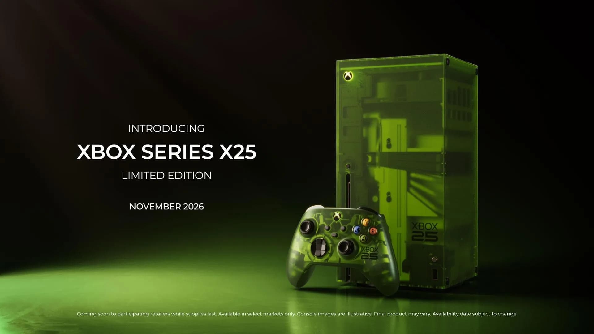 Microsoft’s 25th anniversary Xbox will cost $899