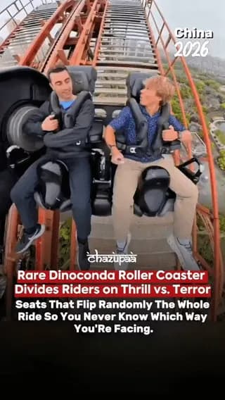 Roller coaster divides on Trill vs Terror seat That flips randomly.