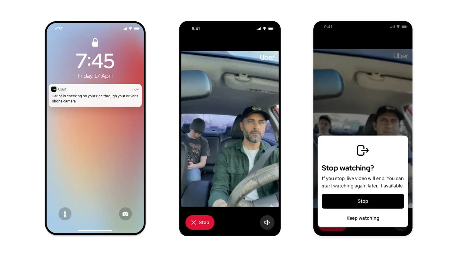 Uber adds live streaming option to teen accounts