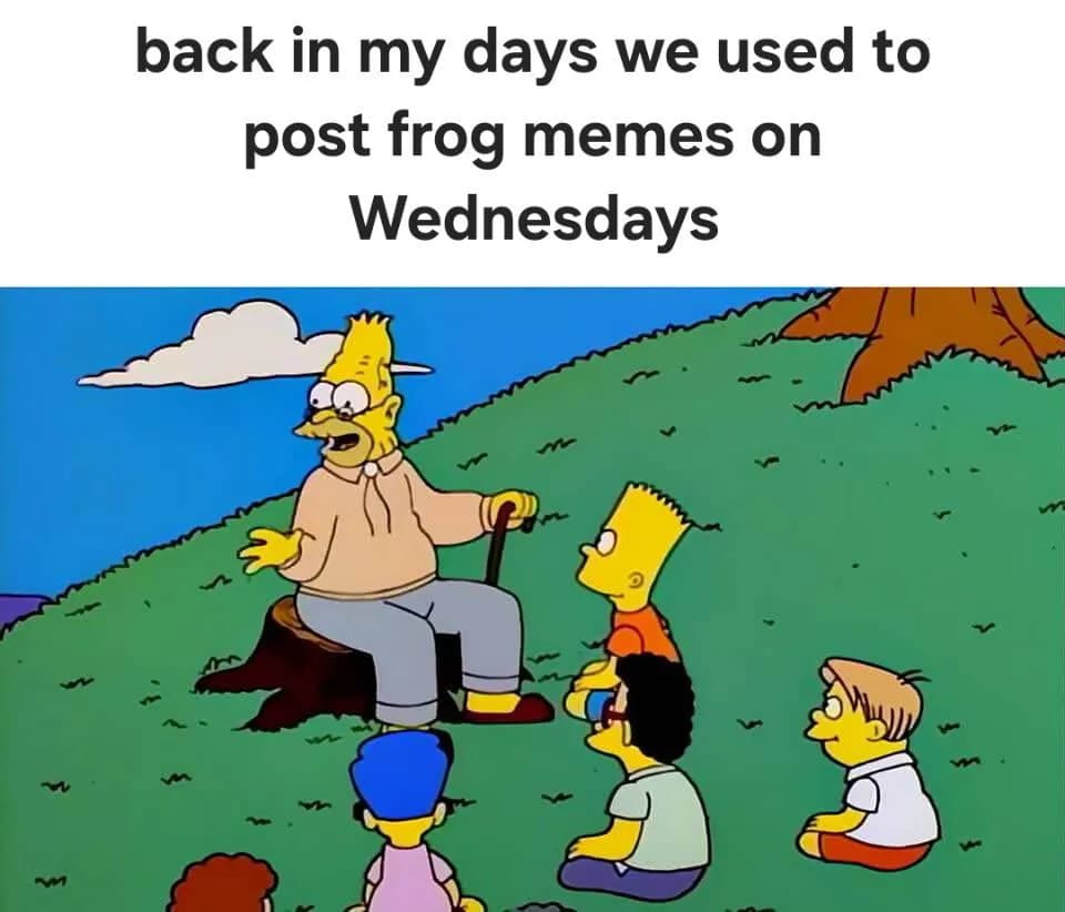 It's Wednesday dudes