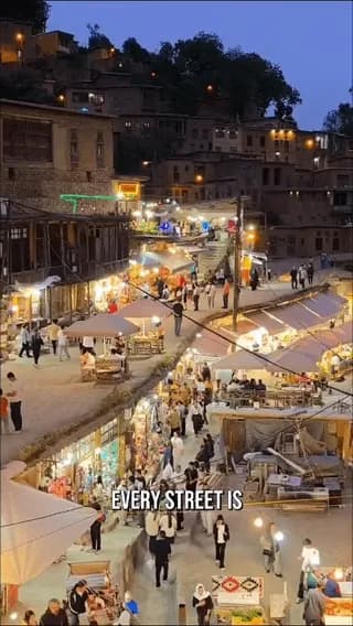 In this village every street is someone else's rooftop