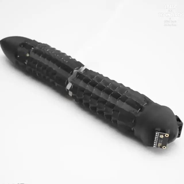SDU Soft Robotics developed a worm-inspired limbless soft robot with inflatable muscles and a flexible kirigami skin.
