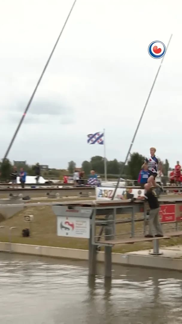 Frisian far leaping sport Fierljeppen under 21 record
