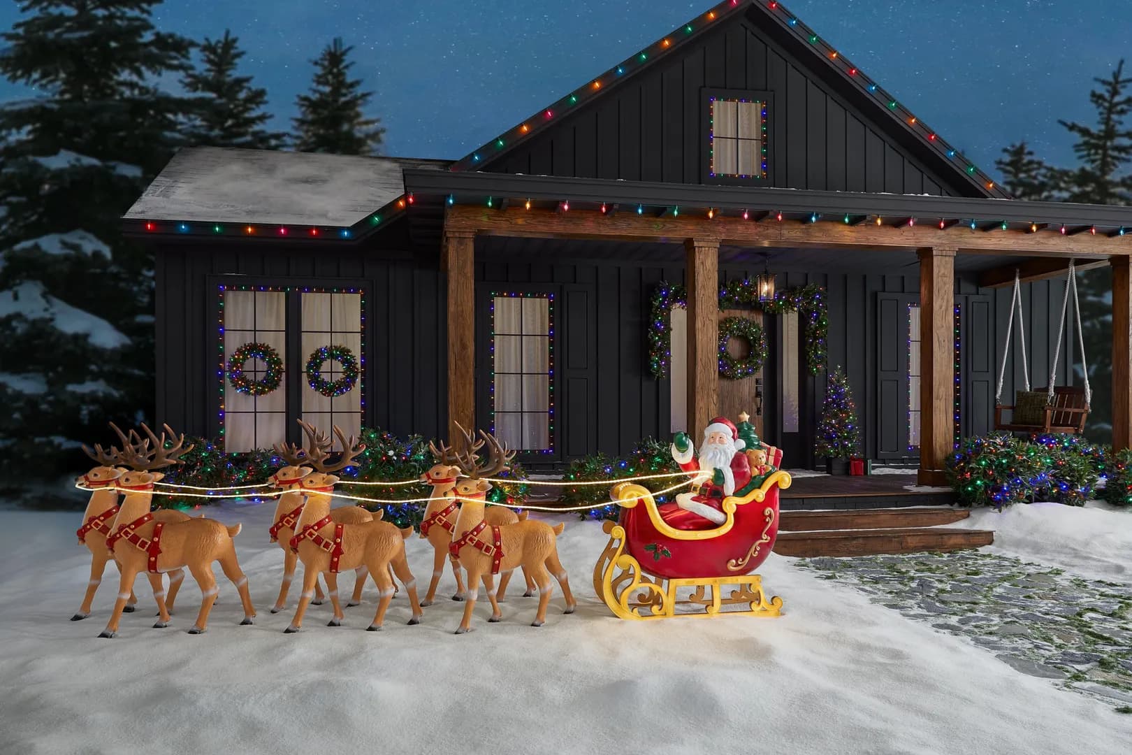Home Depot's 2026 holiday collection: 10-foot polar bear, mobile-controlled Santa, and more