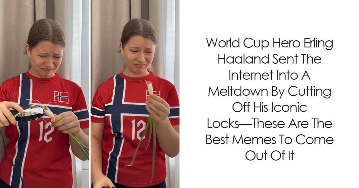 Erling Haaland Sent Internet Into A Meltdown By Cutting His Hair Off, Here Are The Memes