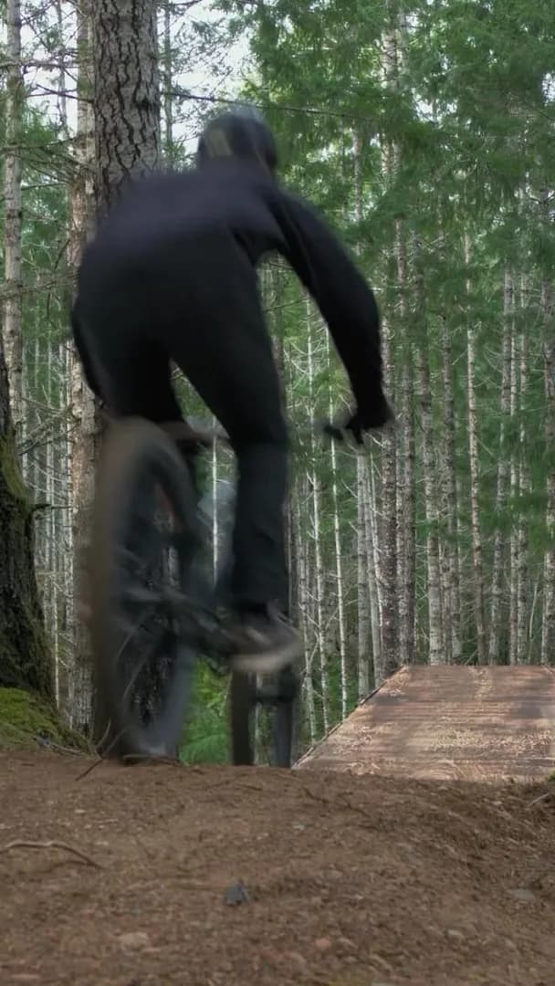 Man Yeets Self Off Ramp In The Woods