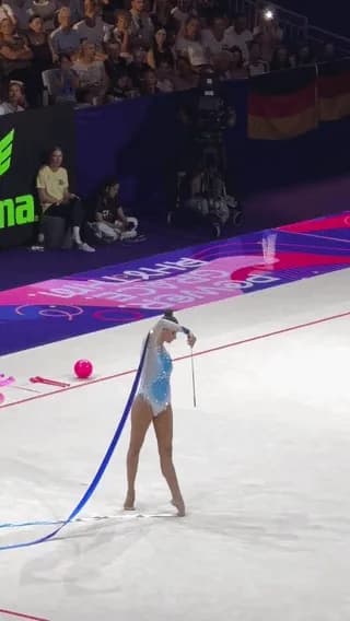 Rhythmatic Gymnastics by Belarusian Alina Harnasko.