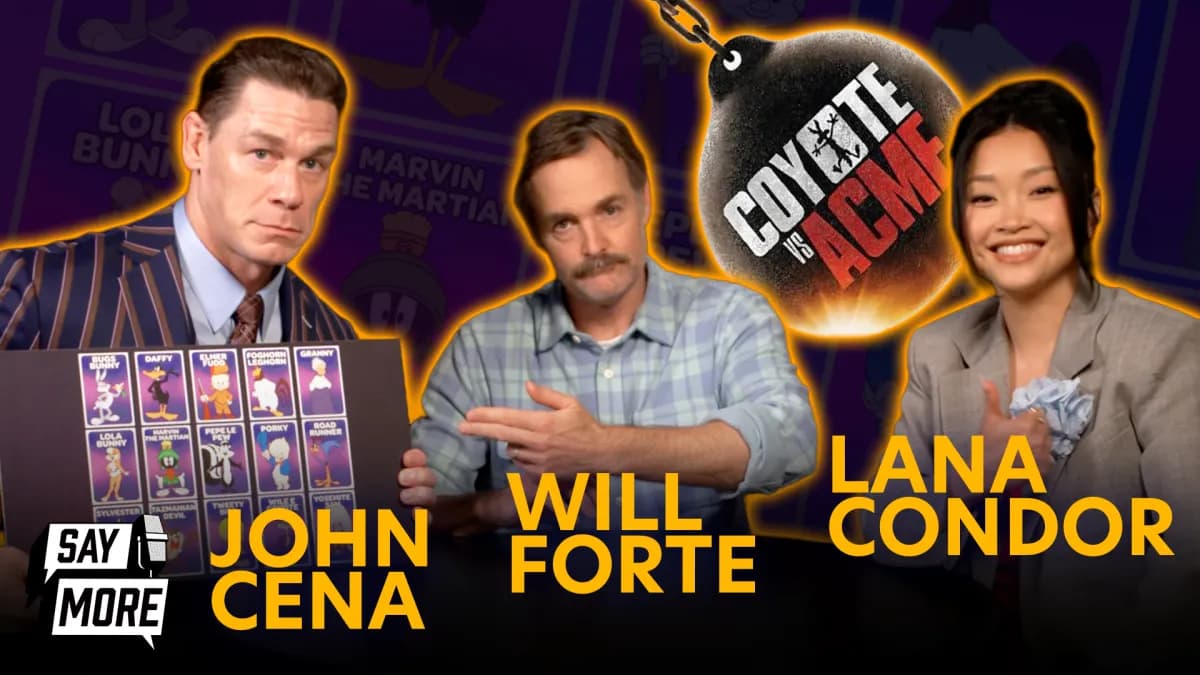 Will Forte, John Cena & Lana Condor draft the ultimate 'Coyote Vs. Acme' squad