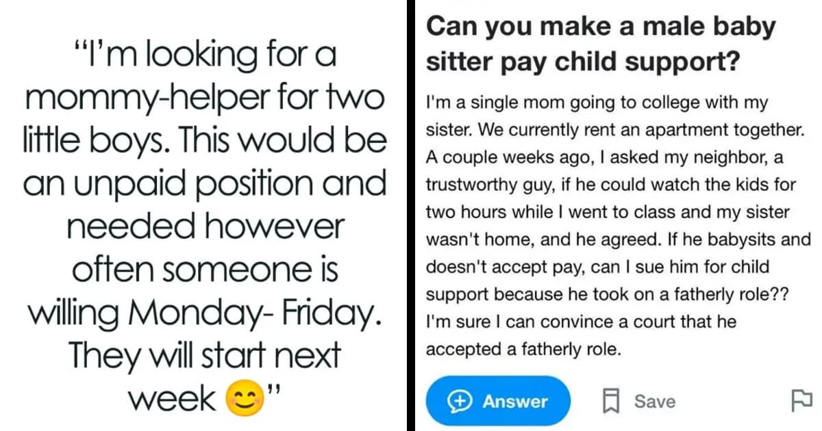 Crazy Babysitting Posts That Prove Some Parents Have Completely Lost Perspective