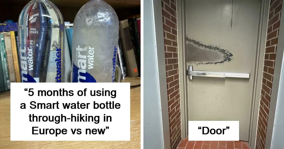Interesting Photos That Show How Using Things Affect Them Over Time