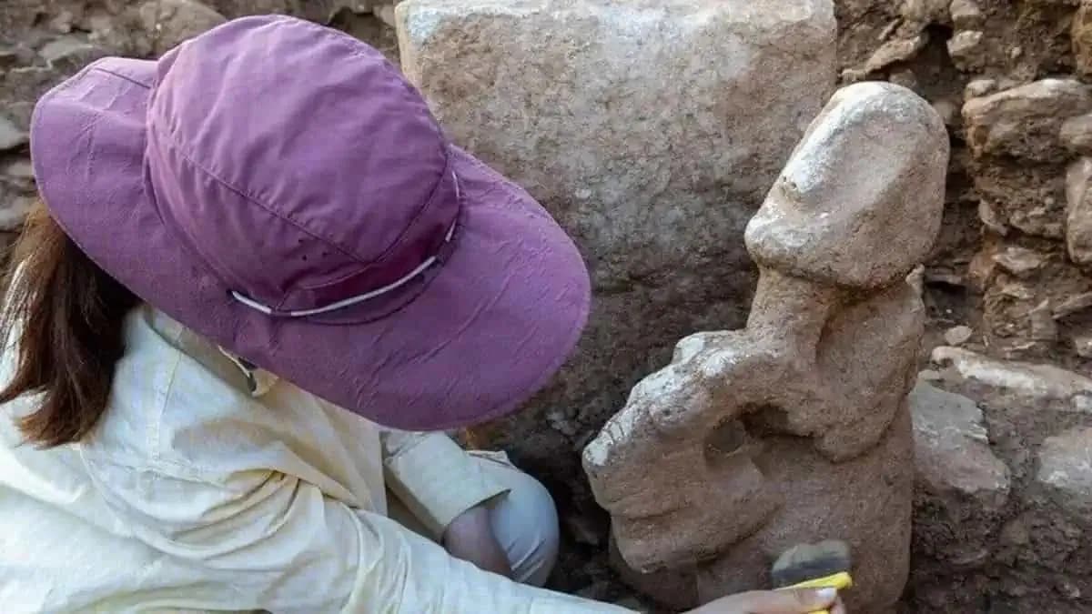 This 11,000-Year-Old Statue from Turkey Shows a Man Riding a Leopard. Archaeologists Aren’t Sure Why