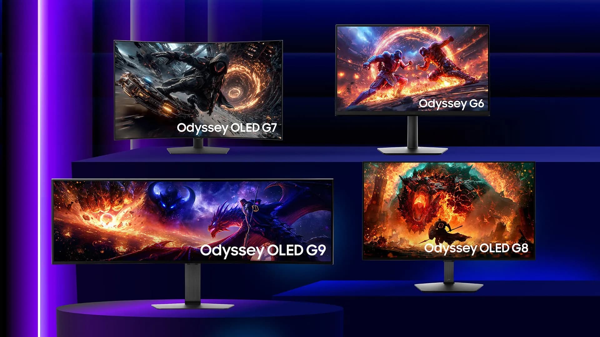 Samsung Odyssey 2027 monitor lineup announced: OLED G9, G8, G7, G6