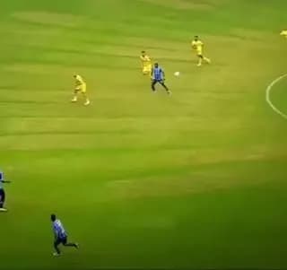 This is some fancy footwork for an insane goal!
