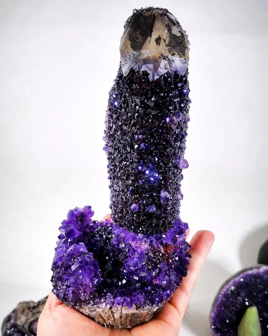 "Candlestick" amethyst