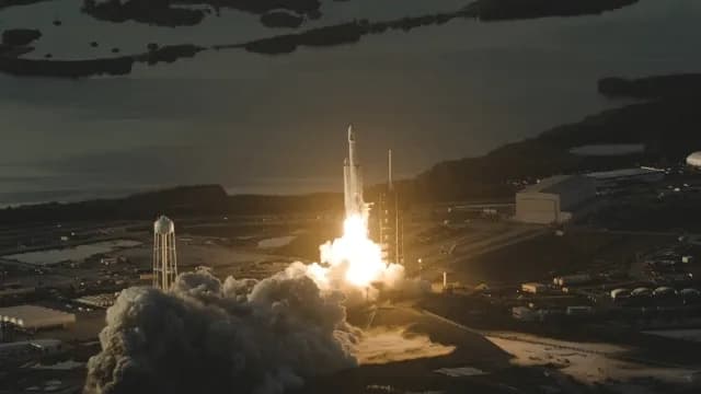 Falcon Heavy launches NASA's Nancy Grace Roman Space Telescope from pad 39A in Florida