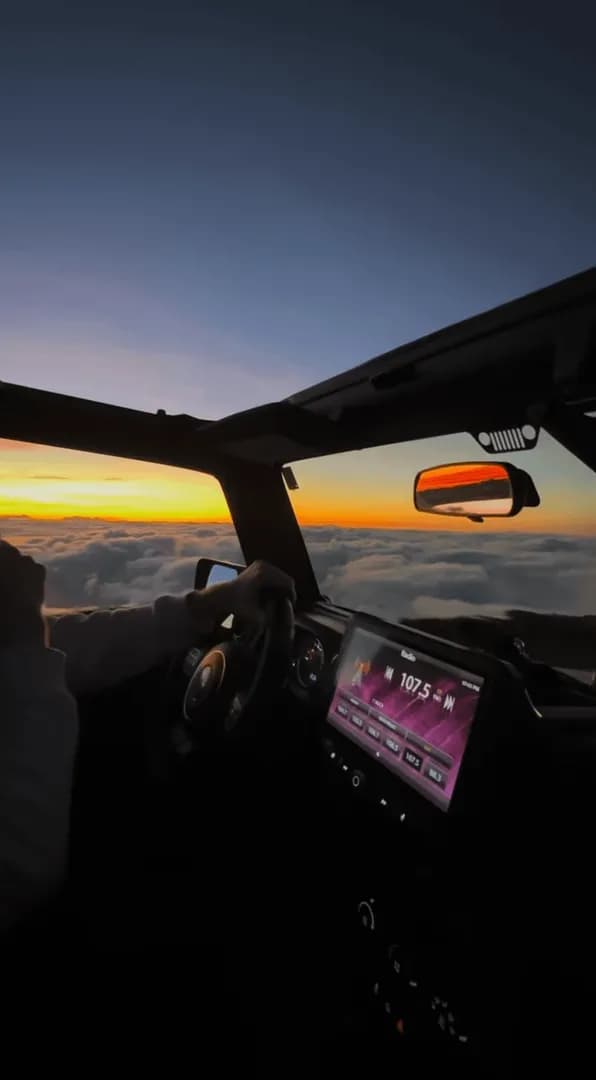 This road leading down from Haleakalā, Hawaii