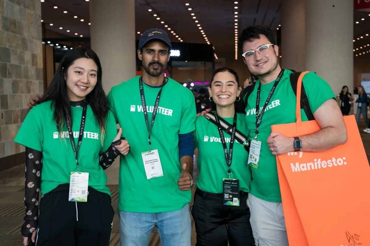 Help build the future of startups: Volunteer at TechCrunch Disrupt 2026  | TechCrunch