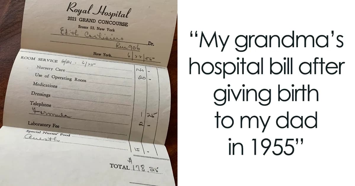 Medical Bills From The 20th Century Compared With Prices Today