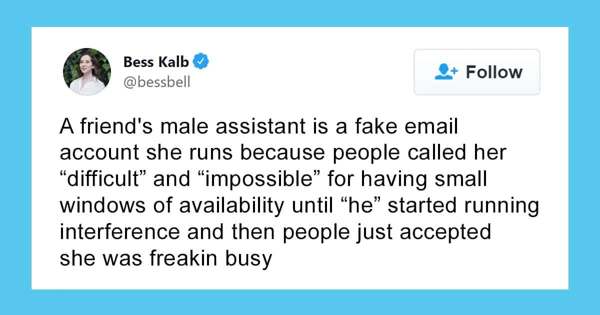 Gender Bias At Work: Women Share Stories About Male Colleagues
